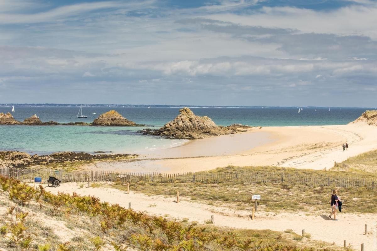 Maison 10 Pers En Bord De Mer Avec Piscine Chauffee Toute L'Annee, Spa Et Hamman Surzur Exterior foto